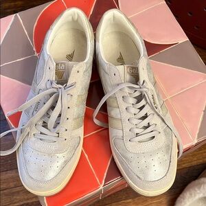 Gola Women's Metallic Silver Sneakers